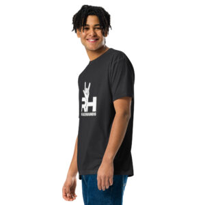 White RH Fitted Unisex Concert T-Shirt